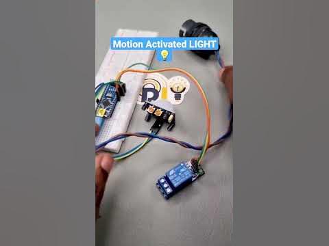 Unbelievable Trick to Make a DIY Motion Activated Light! 🤯😍 Circuit Diagram