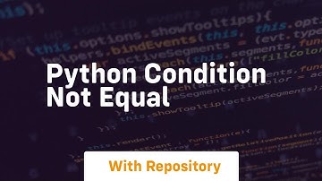 python condition not equal