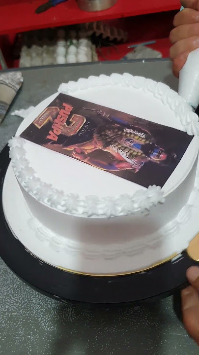 pushpa2 photo cake design chef aasim ali #pushpa2 #trending #cake #shots #pushpa songs