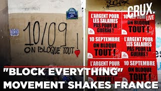 Live France Hit By Block Everything Protests, Roads Blocked, Paris Trains Face Major Disruptions