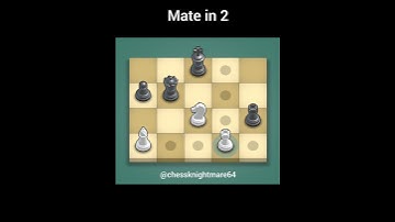 Checkmate in 2 moves!!! #chess #games #chessgame #chesscom #puzzle