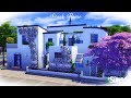 Greek house   stop motion speed build no cc   the sims 4