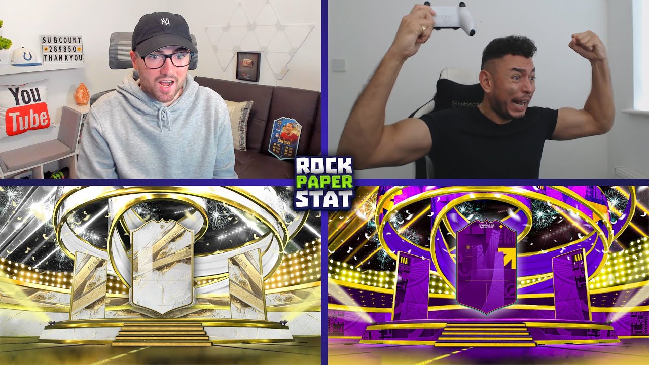 INSANE ENDING 😱 87+ Icon Pack * ROCK PAPER STAT * vs 