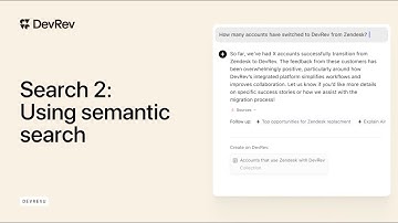 DevRev Semantic Search: Find what matters