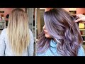 HOW TO: Air Touch #Balayage & Base Break with Lavender Hair Color by Mirella Manelli | Kenra Color