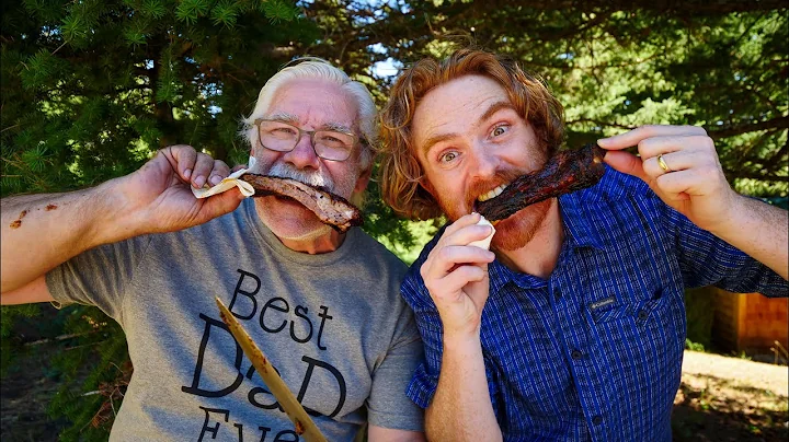 GRILLED Beef RIBS : Our Summer ROAST in Alberta, Canada