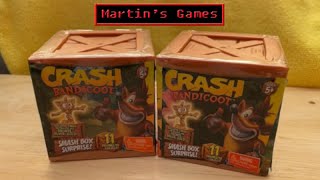  Crash Bandicoot Smash Box Surprise HE21522  Collectable Retro  Gaming Figure for Kids : Toys & Games