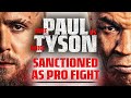 Breaking jake paul vs mike tyson pro fight confirmed