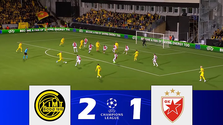 Bodø/Glimt vs Crvena zvezda [2-1] | UEFA Champions League sluttspill 2024/25 | Kamphøydepunkter!
