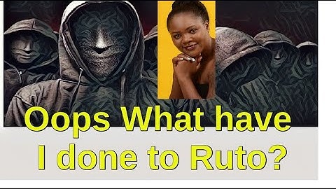 Female CS very accidentally exposes Ruto | Kenya news