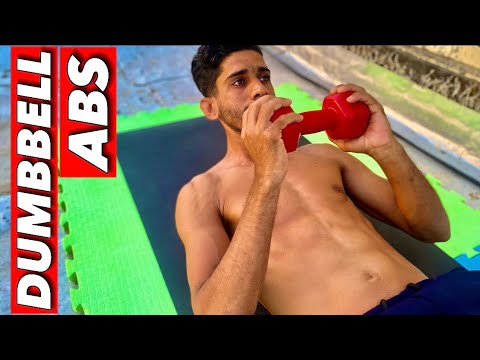10 MINUTE DUMBBELL ABS WORKOUT | AT HOME FOR BEGINNER | home workout ...