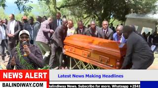 HAPPENING NOW: Johana Ngeno's burial live at his home in Emurua Dikirr!