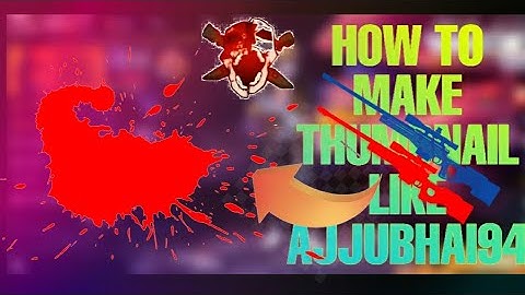 How To Make THUMBNAIL Like Total Gaming || On Android Or iPhone Tablet ||Free Fire