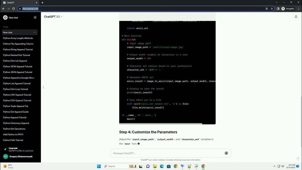 python ascii art generator - YouTube