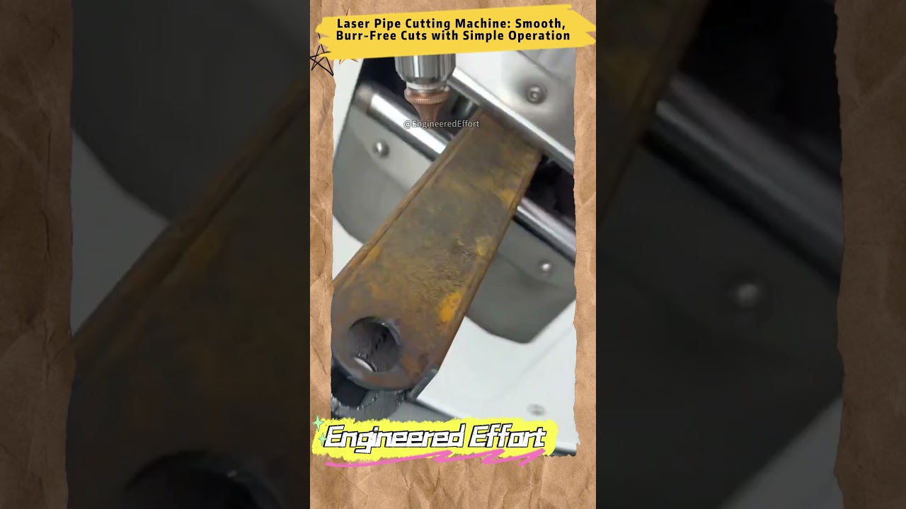 Laser Pipe Cutting Machine: Smooth, Burr-Free Cuts with Simple Operation  