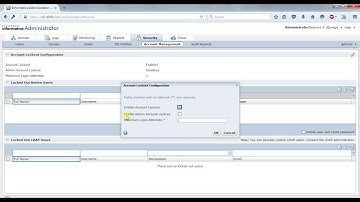 Informatica Administration Training Tutorial 15  -User Account Lockout