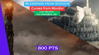 Blessings from Gondor, Curse from Mordor List Review