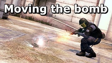 CSGO: Weggegooide bom verplaatsen