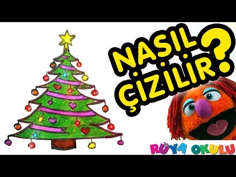 Video: Aşamalarda Bir Noel Ağacı Nasıl çizilir