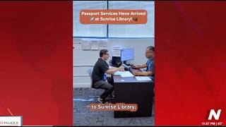 Passport Services Now Available at Sunrise Library News
