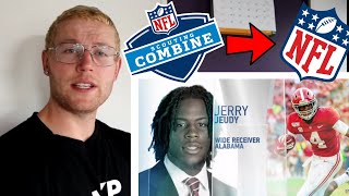 Rugby Player Reacts to The 2020 NFL Scouting Combine Best Of WIDE RECEIVER Workouts!