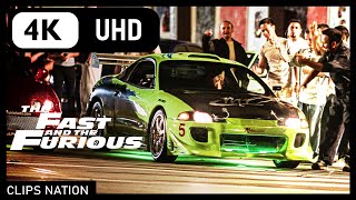 The Fast and the Furious (2001) | First Race | True 4K Ultra HD