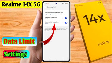 realme 14x 5g data limit setting, realme 14x 5g data limit kaise set kare