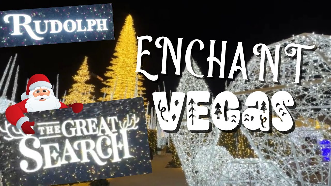 Enchant Las Vegas Walking The World’s Largest Christmas Light Maze at