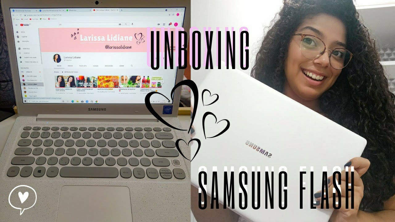 UNBOXING - NOTEBOOK SAMSUNG FLASH F30 BRANCO