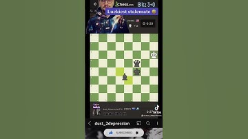 The luckiest stalemate you might ever see #chess