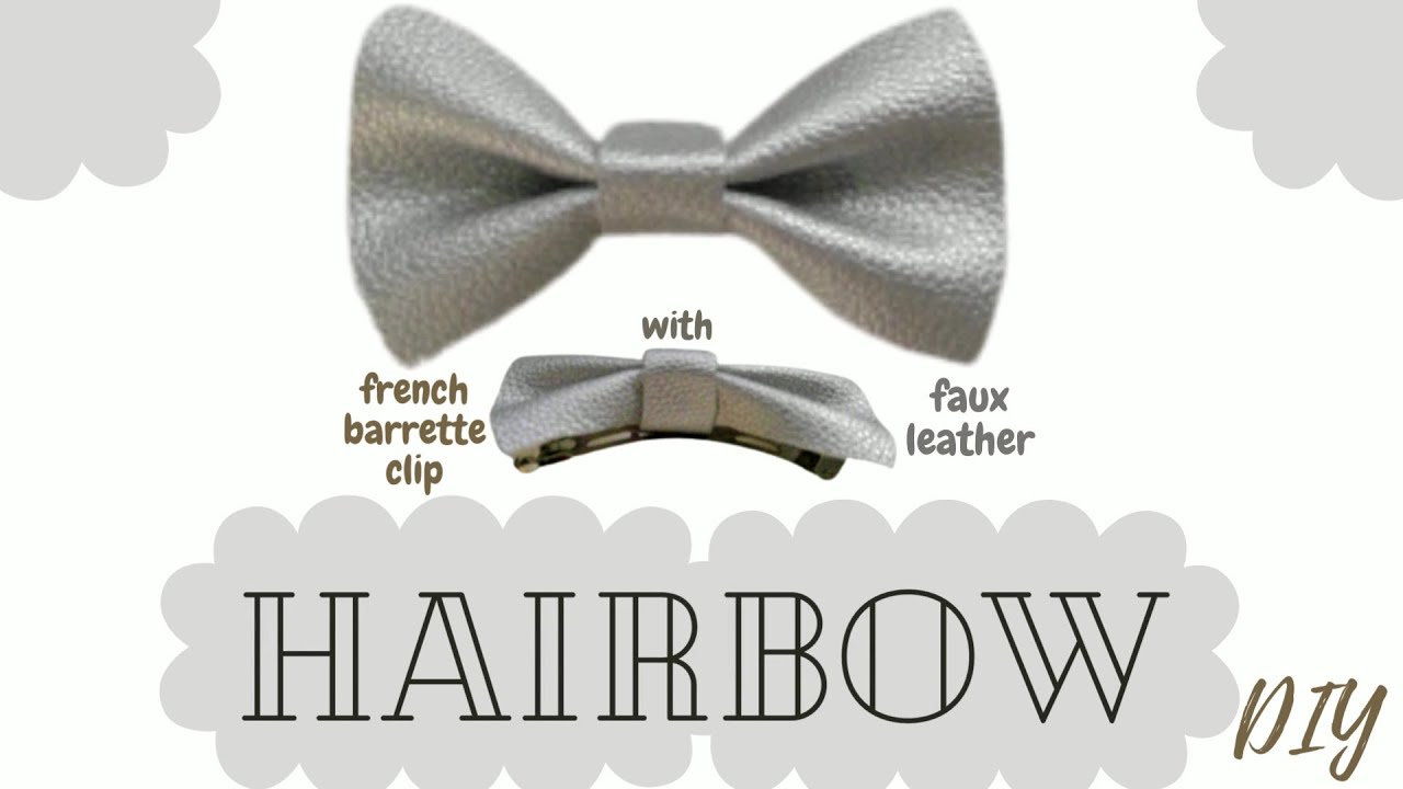 Manunclaims Bowknot Hair Clip, French Hair Bow Barrette Hair
