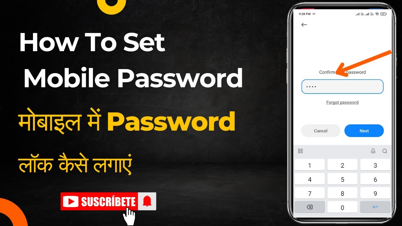 Mobile Me Password Kaise Daale | Mobile Me Password Lock Kaise Lagaye | How To Set Mobile Password