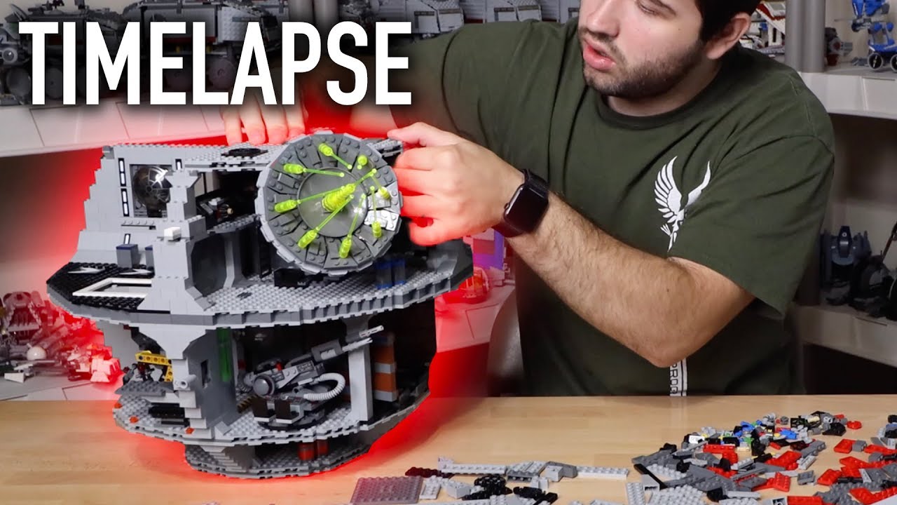 Lego Star Wars Ucs Death Star 75159 Timelapse Build Youtube