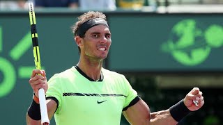 Nadal vs Sela  -  Miami Open 2017 R2 (Highlights HD)