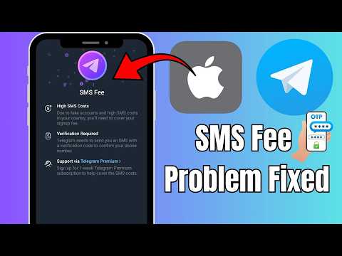 Telegram SMS Fee Problem Fixed in iPhone | Easy Solution