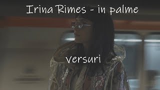 Irina Rimes - In Palme (versuri) Resimi