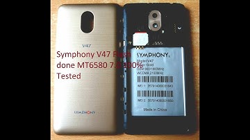 Symphony V47 Flash done MT6580 7.0 100% Tested