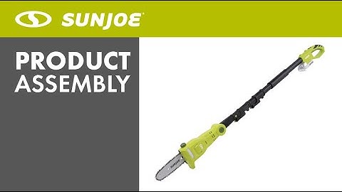 24V-PS8 - Sun Joe 8-Inch IONMAX Cordless Telescoping Pole Chainsaw - Assembly Video