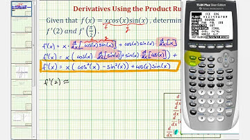 Ex: Find a Derivative Function and Derivative Value Using the Product Rule (3 products)