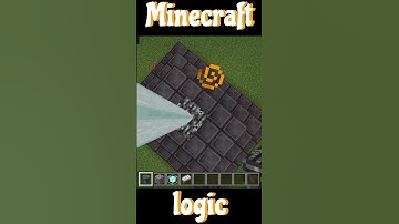 Mine craft logic Part 12 #minecraft #shorts #logic