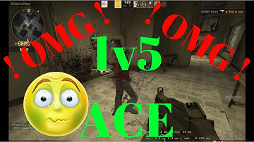 OMG !!! 1v5 ACE on Mirage !! Competitive on CSGO (MarchBro03)