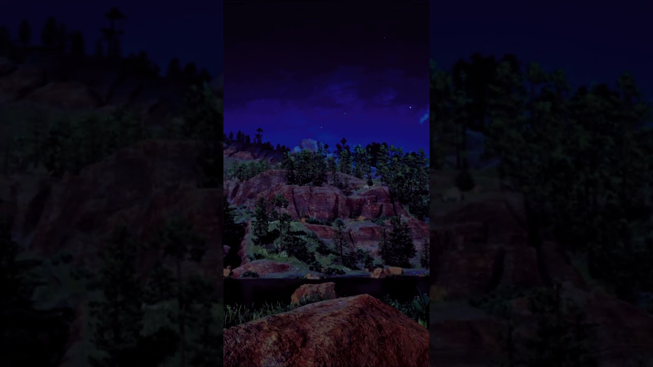 Gentle Night nature embience | Native Camp Relaxation 4K