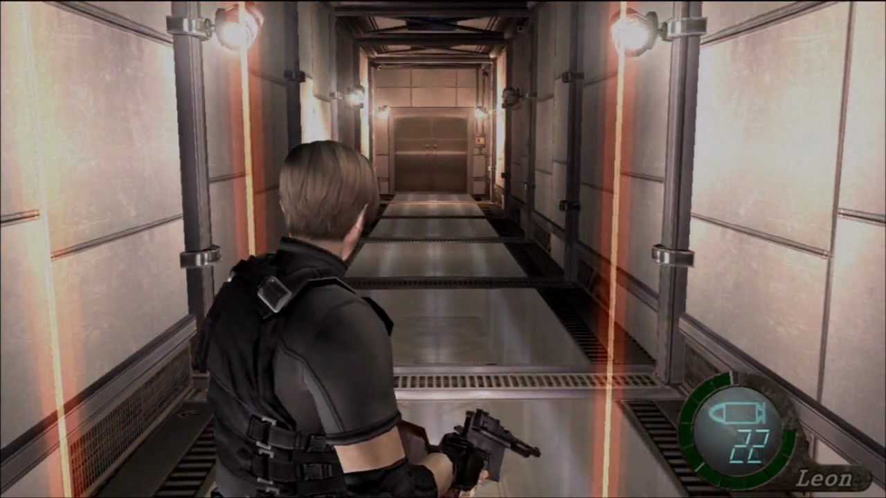 Laser Hallway - Resident Evil 4 HD (PS3 gameplay) - YouTube