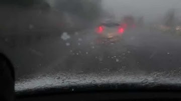M4 Motorway Hail Storm 5th December 2014