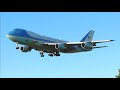 Air Force One Arrival into the UK, RAF Mildenhall - 09-06-21