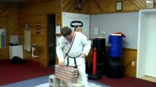 TKD 5 brick break!