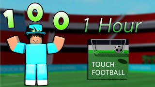 Attempting to Reach 100 Goals In 1 Hour... (Touch Football Roblox)