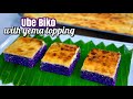 Ube biko with yema topping i kakanin na masarap ihanda ngayong pasko at bagong taon