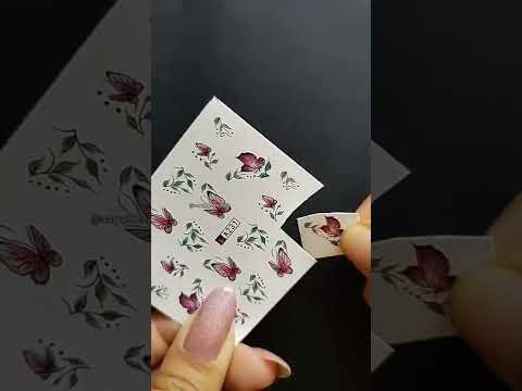 How To Use Water Decals  Nail Art Tutorial #nailart