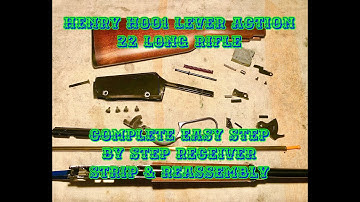 Henry H001 lever action receiver strip & reassembly